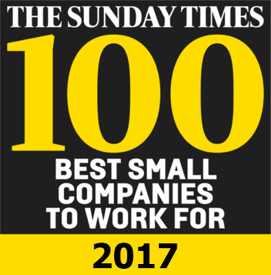 Portfolio is again listed in the Sunday Times Best Small Companies to Work For
